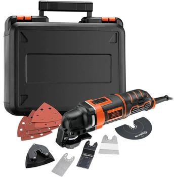 Багатофункціональний інструмент з осцилюючим механізмом BLACK+DECKER з затискною системою Superlok, потужність 280 Вт, рег-ка