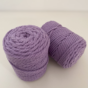 Шнур кручений для макраме YarnArt macrame rope 5мм фіалка 500г (№765)