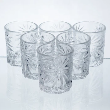 Набор рюмок для крепких напитков Shot glass 6 штук по 75 мл HP-17-36