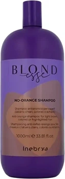 Szampon do włosów farbowanych Inebrya Blondesse No-Orange do neutralizacji pomarańczowego koloru 1 l (8008277262406)