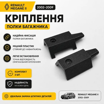 Кріплення полки багажника Renault Megane 2 (2002–2009)