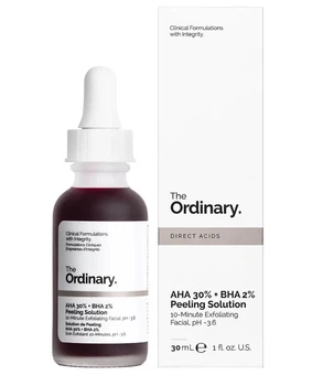 Кислотный пилинг для лица The Ordinary AHA 30% + BHA 2% Peeling Solution 30мл