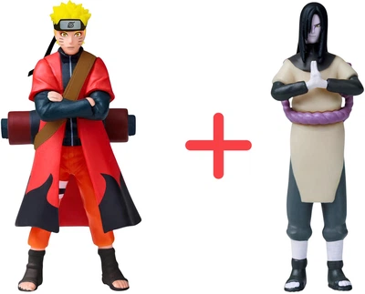 Набір фігурок Naruto Узумакі 7.5 см + Орочімару 7.5 см (553243845_553243773)