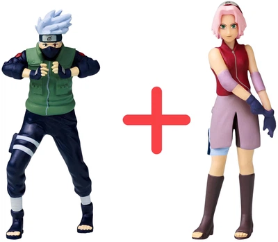 Набір фігурок Naruto Какаші Хатаке 7.5 см + Сакура Харуно 7.5 см (553243833_553243779)