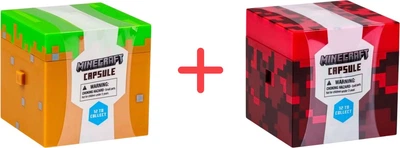 Набір Фігурок Minecraft Капсула світів Помаранчева + Червона упаковки-сюрпризи (549721356_549721881)