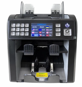 Счетный аппарат MULTI COUNTER PRO 952A — профессиональный сортировщик банкнот с функцией проверки подлинности Детектор валют С функцией детекции подделок