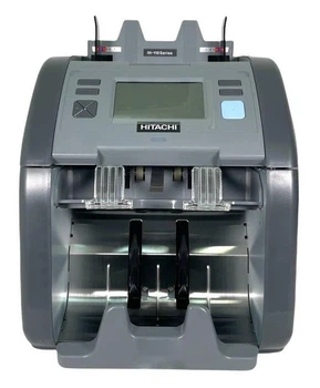 Мультивалютный счетчик и сортировщик банкнот Hitachi IH-110 / Magner 165 с детекцией купюр, аппарат для проверки денег С сортировкой номинала Скоростной счётчик денег