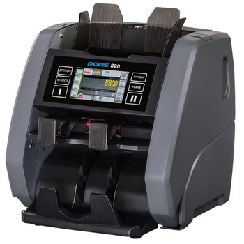 Двухкарманный счетчик банкнот DORS 820F Fitness – машинка с проверкой купюр и сортировкой по номиналу, Профессиональный детектор валют