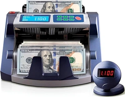 Счетчик денег AccuBANKER AB1100 PLUS с UV и MG проверкой Банкнот Купюр Валют С функцией детекции подделок