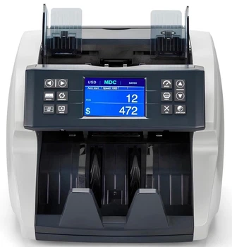 Сортировщик банкнот Native NV-3100: до 1200 купюр/мин, reject-карман, обновление через SD С детекцией банкнот С сортировкой номинала Скоростной счётчик денег