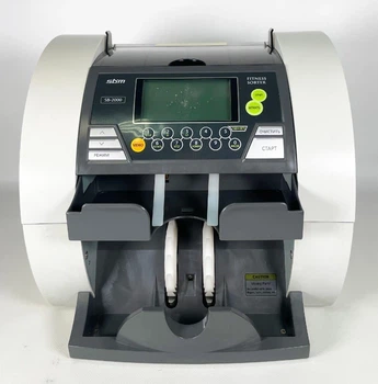 Сортировщик банкнот SBM SB 2000 с проверкой 4 валют (USD/EUR) и функцией Fitness Профессиональный счетный аппарат с детекцией банкнот