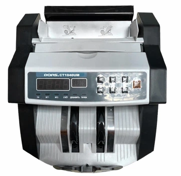 Счетчик банкнот DORS CT1040UM – быстрая машинка для подсчета, проверки и фасовки денег, с автоматическим стартом подсчёта
