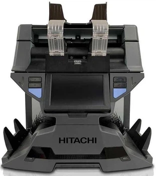 Счетная машинка HITACHI iH 210 POCKET 2+1 Magner трёхкарманный сортировщик банкнот с сенсорным экраном и мультивалютной проверкой, Профессиональный счётчик денег с проверкой подлинности купюр