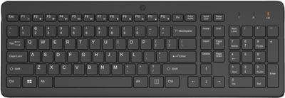 Клавіатура бездротова HP 225 2.4 GHz Wireless Black (805T1AA#ABB)