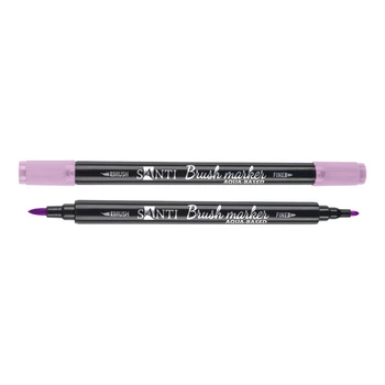 Маркер акварельный Santi Brush Marker розовый (391066)