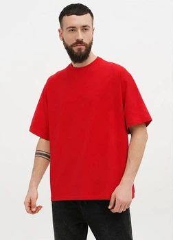 Футболка Solo оверсайз One Size Красный Mn1526