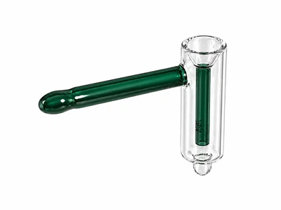 Стеклянный баблер Hammer Green Marble