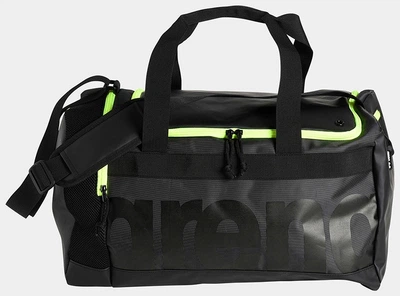Сумка Arena SPIKY III DUFFLE 40 литров черная желтая спортивная сумка для плавания унисекс рюкзак для спорта