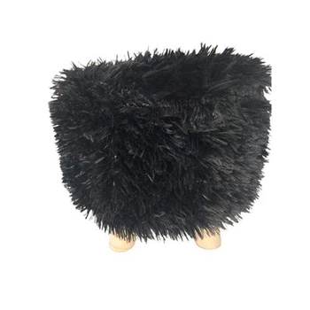Пуф "Fluffy" 28*30см чорний R33440-1