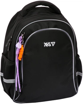Рюкзак Yes S-115M Just Black Фиолетовый 38.5х26х14 см 14 л (550296) (5056574499325)