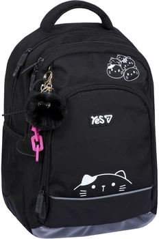 Рюкзак школьный Yes S-117M Kittens Черный 39х26х14 см 14.2 л (550382) (5056574460776)