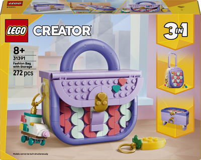 Конструктор LEGO Creator Стильна мистецька сумка з місцем для зберігання 272 деталі (31391)