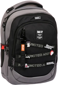Рюкзак шкільний Yes TS-59L Access Чорний 44х31х17 см 23.2 л (550409) (5056574461049)