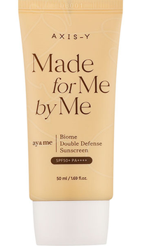 Солнцезащитный крем Axis-Y Biome Double Defense Sunscreen SPF50+ PA++++, 50 мл