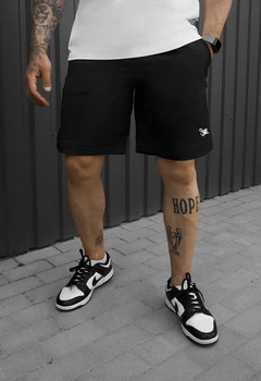 Мужские Шорты Staff Черные Чинос Однотонные С Логотипом Staff Loo Black Logo S (391855)