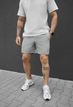 Пляжні шорти Staff hor light gray reflective M