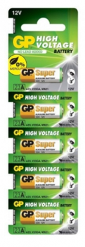 Батарейка GP Alkaline 12V 23AE-2C5 лужна A23 для ПУ 1 штука