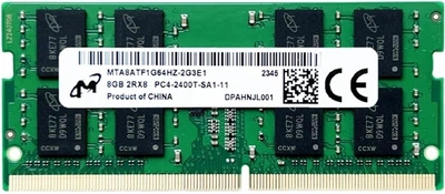 Оперативна пам'ять Micron SODIMM DDR4-2400 8192MB PC4-19200 (MTA8ATF1G64HZ-2G3E1)