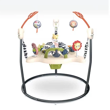 Дитячий ігровий центр Fisher-Price Jumperoo зі світлом та звуком / Розвивальний ігровий джампер Бежевий