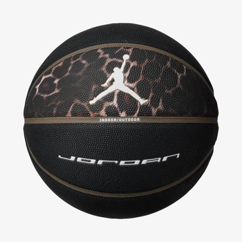 М'яч баскетбольний Jordan ULTIMATE 2.0 8P GRAPHIC DEFLATED OLIVE Чорний 7 (7dJ.100.8257.057.07 7)