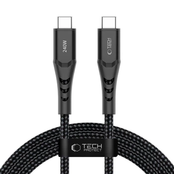 Кабель Tech-Protect UB11T Ultraboost Type-C PD 240W / QC3.0 200cm Black (5906302353132)
