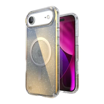 Чехол Speck Presidio Lux для iPhone 17 Air Hyper Mirror Glitter / Silver Metallic with MagSafe (151019-3274)