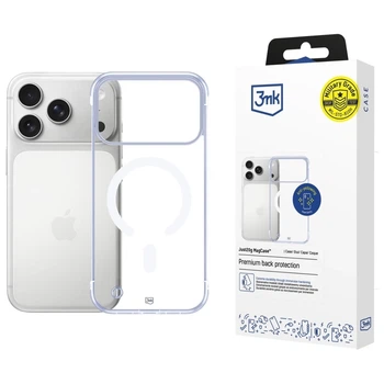 Чехол 3mk Just20g MagCase для iPhone 17 Pro Transparent with MagSafe (5903108664899)