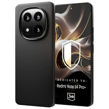 Чехол 3mk Matt Case для Xiaomi Redmi Note 14 Pro+ Черный (5903108620956)