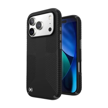 Чехол Speck Presidio2 Grip для iPhone 17 Pro Black / Slate Grey / White with MagSafe (150976-D143)