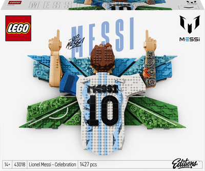 Конструктор LEGO Editions Ліонель Мессі — святкування 1427 деталей (43018)