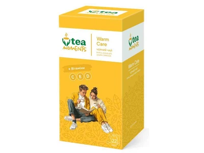 Чай фасований фруктовий та трав`яний TEA MOMENTS "Warm Care" 1,8г ароматизований 22 пакетиків