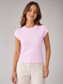 Футболка женская вязаная one size (N1004) One size, Розовый