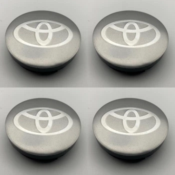 Колпачки на диски Toyota 56 мм 52 мм хром заглушки тойота
