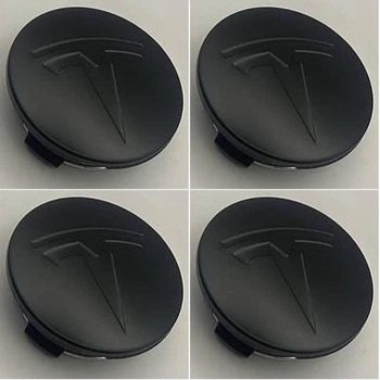 Колпачки на литые диски Tesla 6005879-00-A 57мм 50 мм черные матовые заглушки
