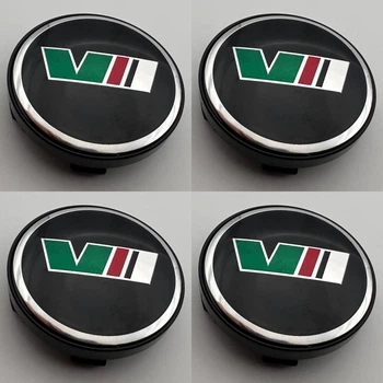 Колпачки на диски Skoda 56 мм 51 мм Octavia Fabia Rapid Superb VRS (шкода) заглушки