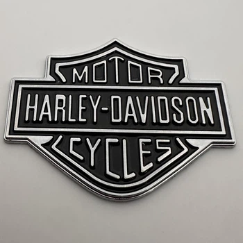 Металлический шильдик эмблема Харли Дэвидсон Harley Davidson 110 мм Motor cycles табличка