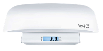 Весы Beurer напольные для животных 60 х 27 см, 100 кг, 2 х AAA белые (PP_170_POLLY)
