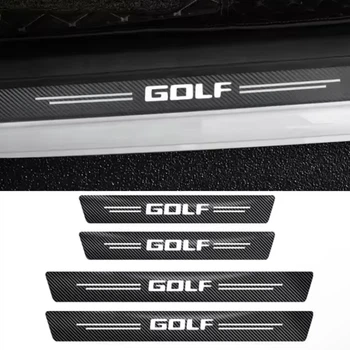 Захисна плівка накладки на пороги Golf Volkswagen фольцваген карбон наклейки світловідбивні гольф golf