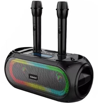 Аккумуляторная акустическая колонка ZQS 4247/7978 с Bluetooth и 2 микрофонами 120 Вт