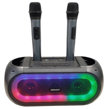 Бездротова колонка Bluetooth ZQS 4247/7978 акумуляторна з 2 мікрофонами 120 Вт
